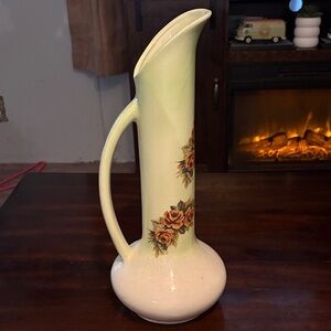 Floral Ceramic Pitcher